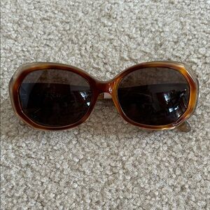 Lilly Pulitzer Italian Papaya Amber Tortoise Sunglasses